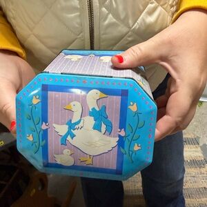 Colorful Goose Tin Box